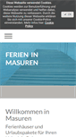 Mobile Screenshot of ferien-masuren.de